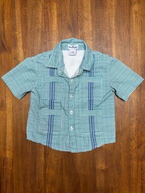 Blue Quail Kids Guayabera Short Sleeve Shirt